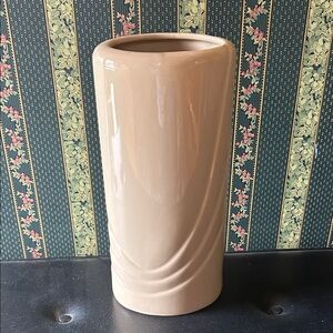 Tan Ceramic Vase